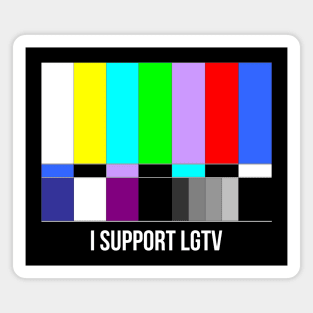 I SUPPORT LGTV Magnet